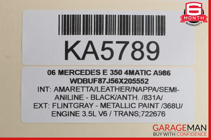 03-09 Mercedes W211 E350 4Matic Front Right Passenger Exterior Door Handle OEM