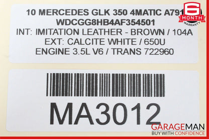 08-15 Mercedes X204 GLK350 C350 Sunroof Sun Roof Motor 2048200808 OEM