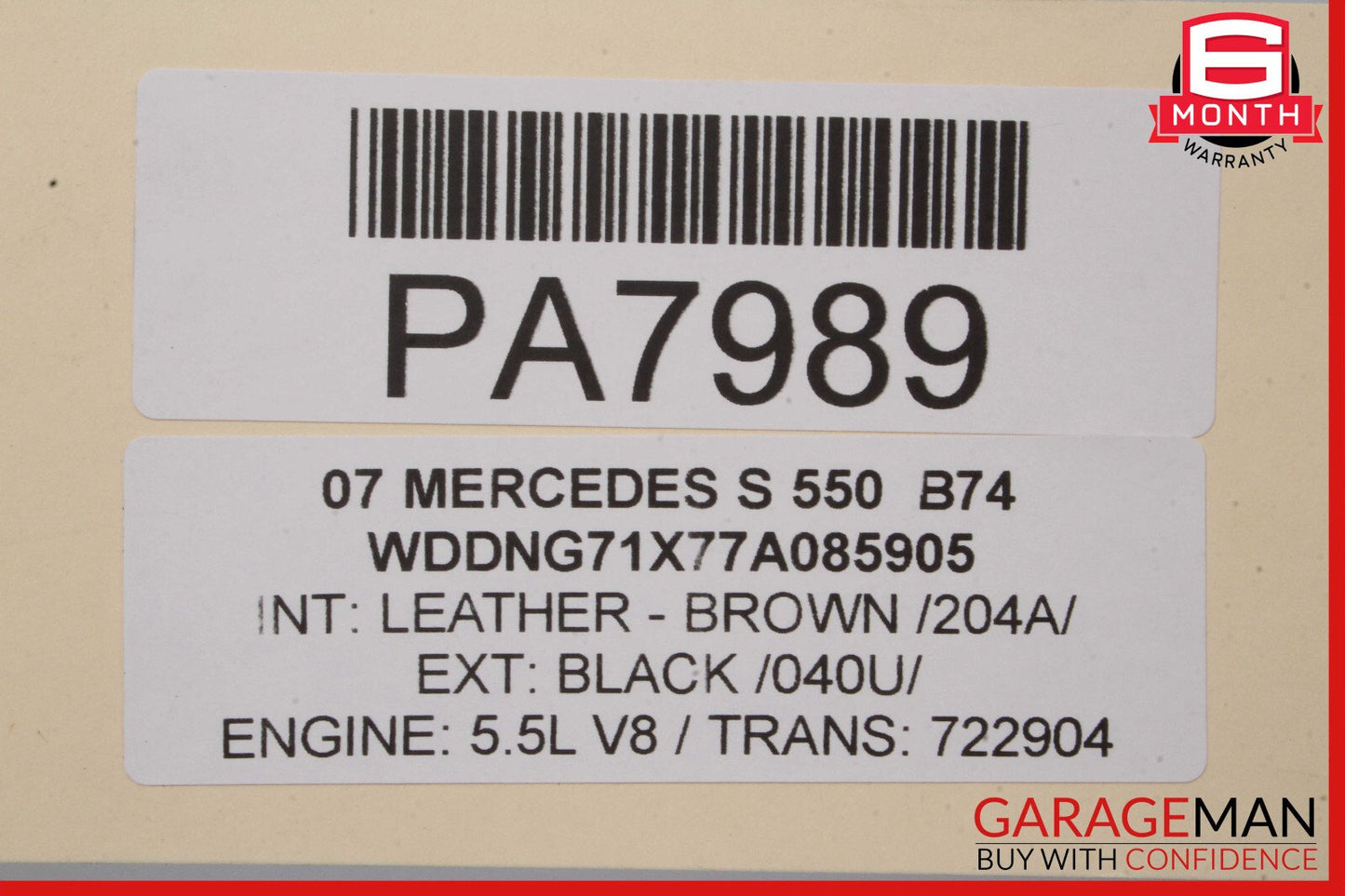 07-14 Mercedes W221 S550 CL550 CL63 AMG AC A/C Air Conditioning Condenser