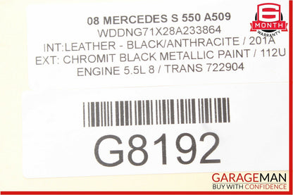 07-13 Mercedes S550 CL600 Electric Power Supply Control Fuse Box Module Unit