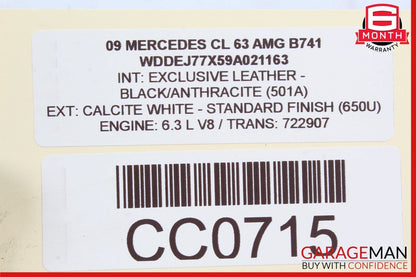 07-14 Mercedes W216 CL550 CL600 S550 Rear Left / Right Side Upper Control Arm