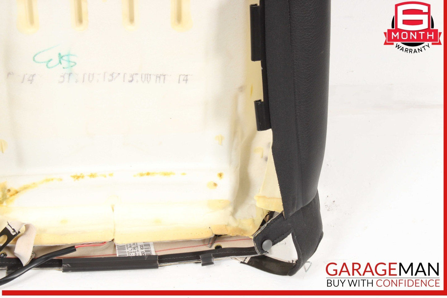 12-18 Audi A6 A7 Front Left Driver Side Top Upper Seat Cushion Cover Black OEM