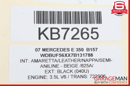 03-09 Mercedes W211 E320 E500 E550 E63 Rear Right Door Lock Latch Actuator OEM