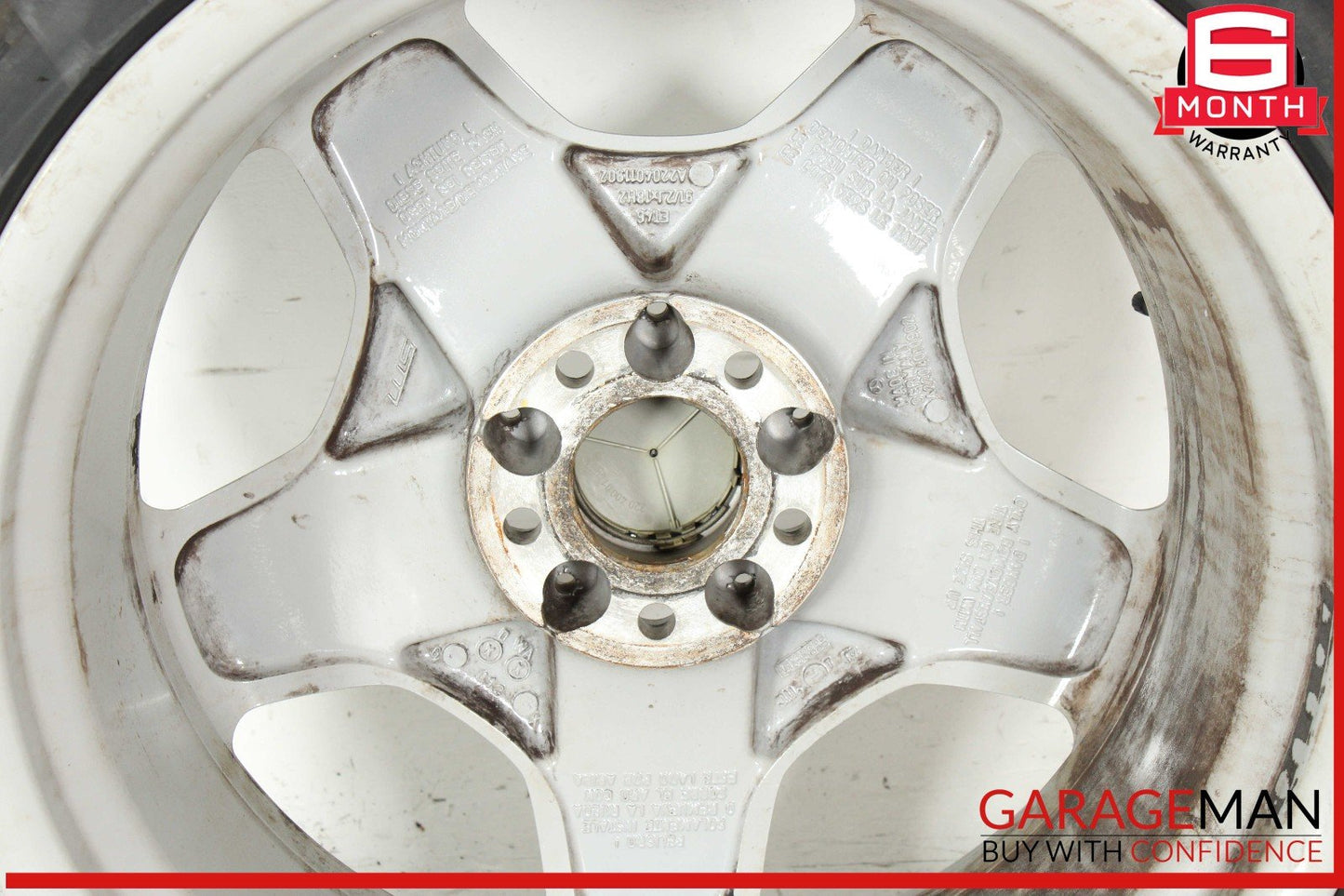 00-06 Mercedes W220 S500 CL500 AMG Monoblock Rear Wheel Tire Rim 9.5Jx18H2 OEM