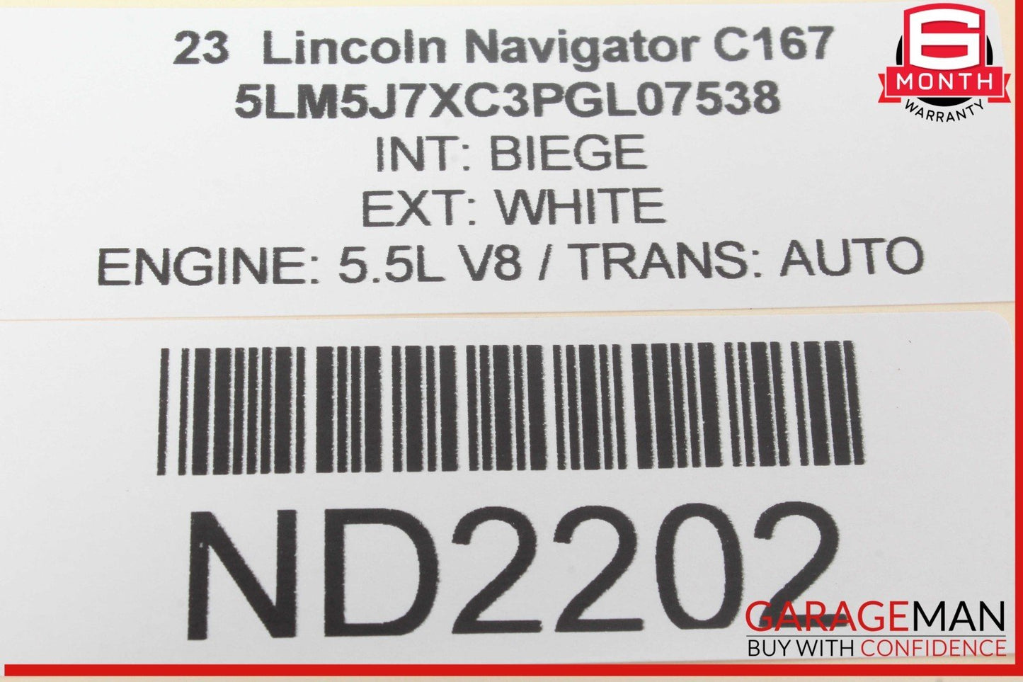 20-24 Lincoln Aviator Rear Left Driver Side Seat Belt Seatbelt Retractor OEM