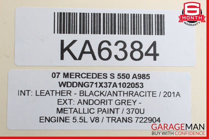 07-13 Mercedes W221 S500 S550 Front Left Side Under Seat Controller Module Unit