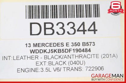 10-18 Mercedes W207 E350 CLS400 CLS550 Rear Subframe Crossmember Sub Frame