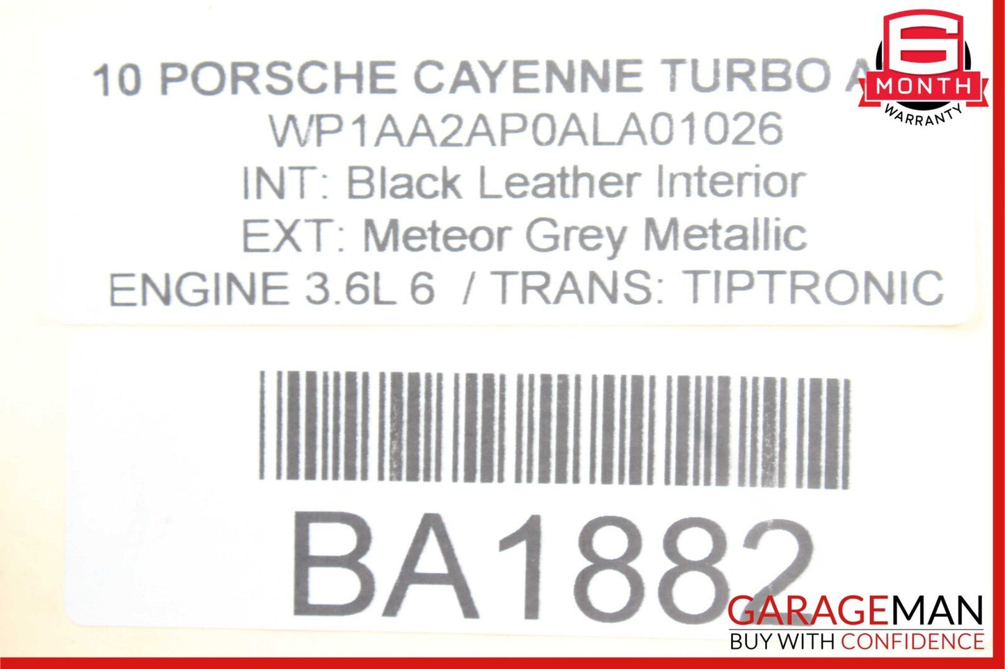 03-10 Porsche Cayenne 955 957 Rear Left / Right Side Upper Forward Control Arm