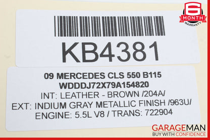 03-12 Mercedes W219 CLS550 E320 Front Left Seat Control Module OEM