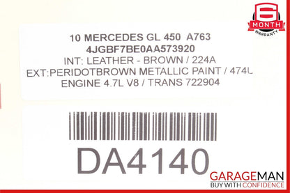 07-15 Mercedes X164 GL450 ML350 Bluetec Left Side Diesel Engine Exhaust Manifold