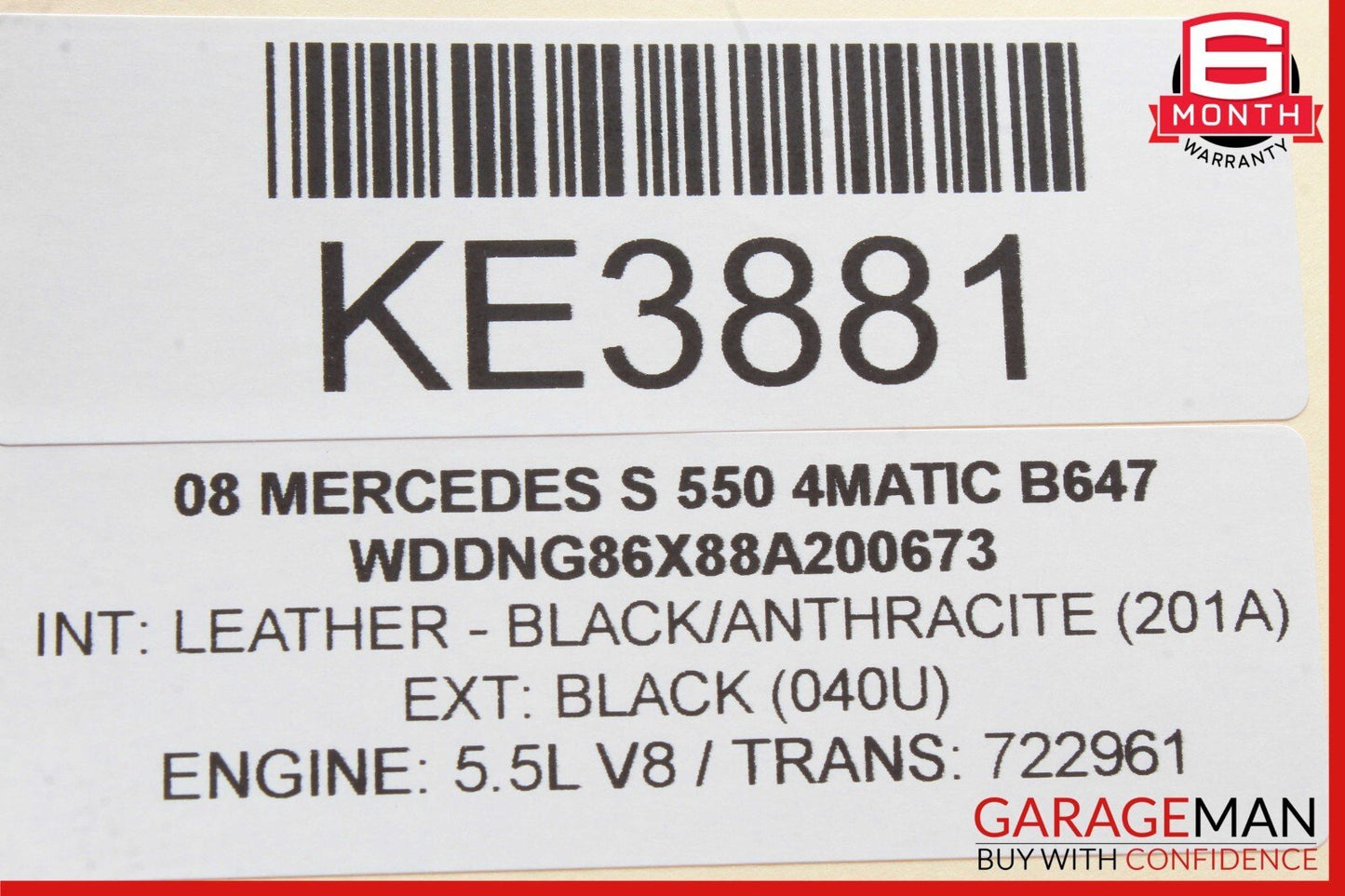 07-13 Mercedes W221 S550 S400 Rear Right or Left Side Door Control Module OEM