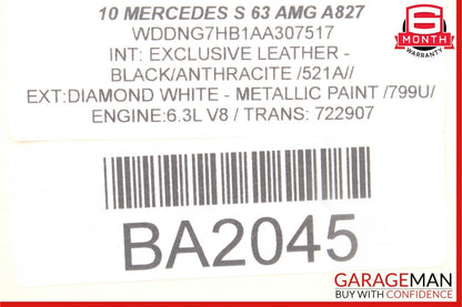 07-13 Mercedes W221 S550 S400 Rear Seat Control Unit Module 2218707293 OEM