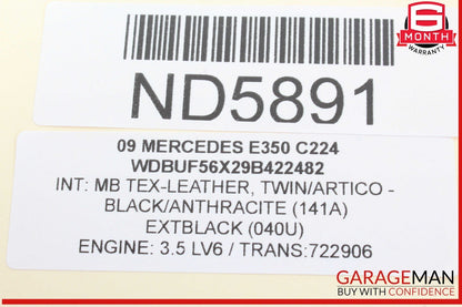 03-09 Mercedes W211 E350 E500 Front Left Side Door Control Module Unit OEM