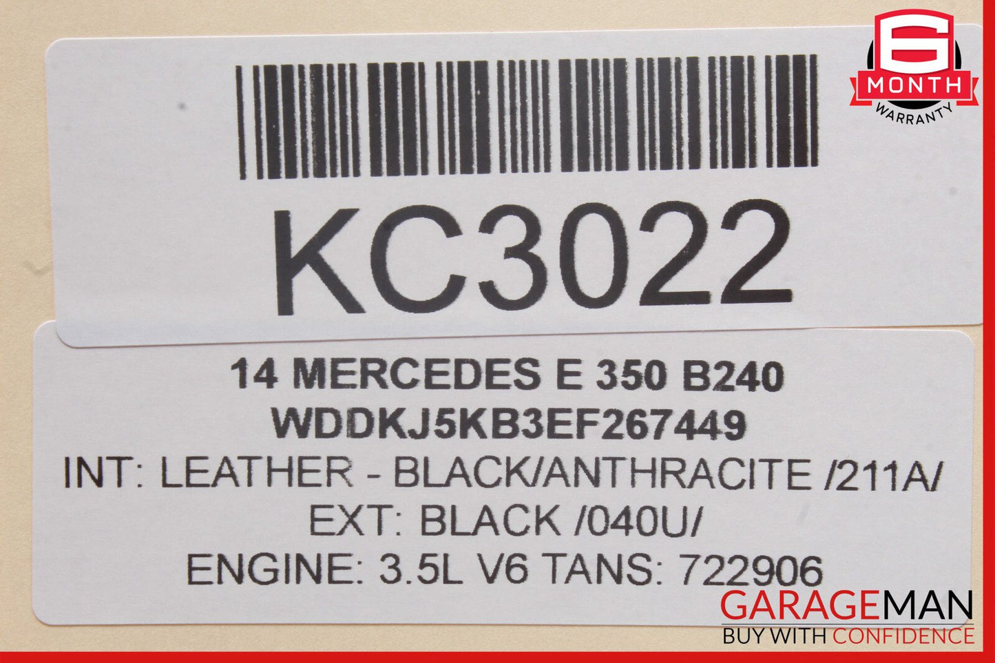 10-17 Mercedes W207 E350 C250 Roof Sun Shade Screen Roller Blind Motor OEM