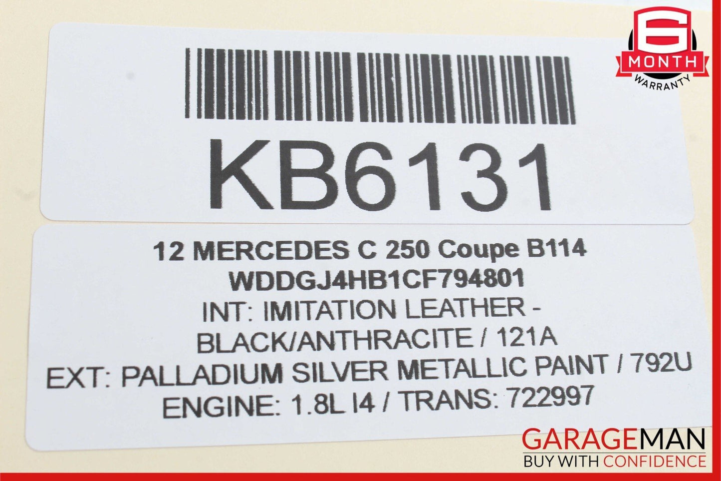 10-16 Mercedes W204 C250 SLK250 M271 Engine Throttle Body 2661410525 OEM