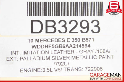 10-16 Mercedes W212 E500 E350 E400 RWD Power Steering Rack & Pinion Assy