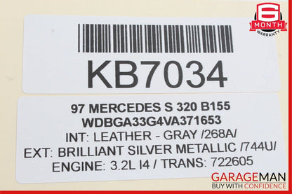 94-99 Mercedes W140 S320 S500 BCU BCM Basic Body Control Module Unit OEM
