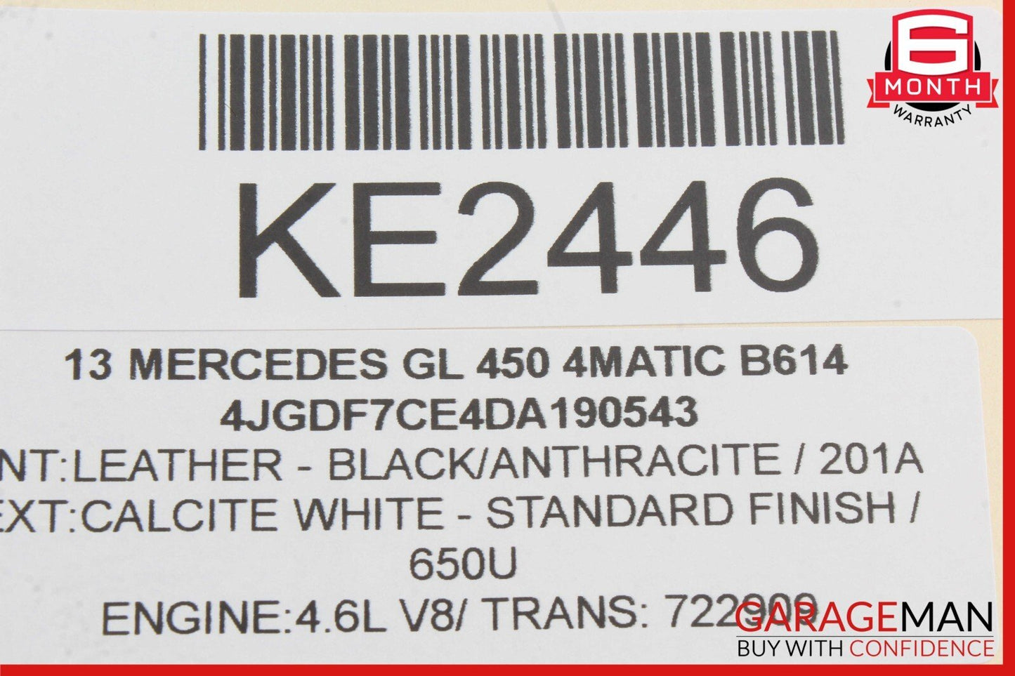 06-19 Mercedes W251 R350 ML350 GL450 Rear Glass Windshield Wiper Motor Unit
