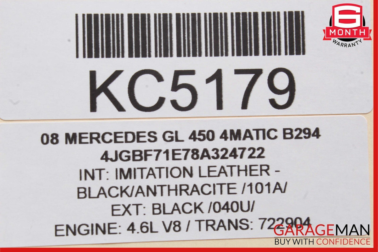 06-12 Mercedes X164 GL450 ML350 Rear AC A/C Heater Climate Controller Switch