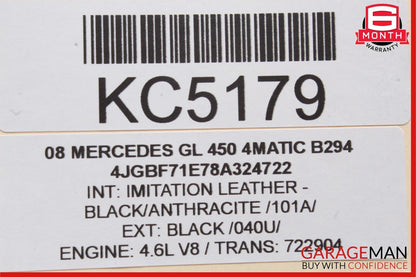 06-12 Mercedes X164 GL450 ML350 Rear AC A/C Heater Climate Controller Switch