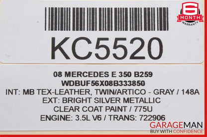 03-09 Mercedes W211 E350 E500 E550 Front Left Side Window Regulator Motor Unit