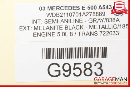 03-06 Mercedes W211 E500 E55 AMG Rear Right Side Door Controller Module Unit OEM