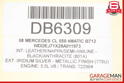 07-10 Mercedes W216 CL550 CL600 Hood Bonnet Cover Panel Assembly OEM