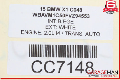 12-15 BMW X1 xDrive28i 2.0L Engine Motor Block Complete OEM 71k