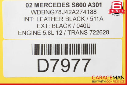 00-06 Mercedes W220 S600 CL500 CLK500 Voice Command Control Module SYN0697A OEM