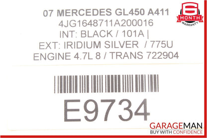 03-11 Mercedes GL450 CLS500 ML350 Front Right Side Under Seat Control Module OEM