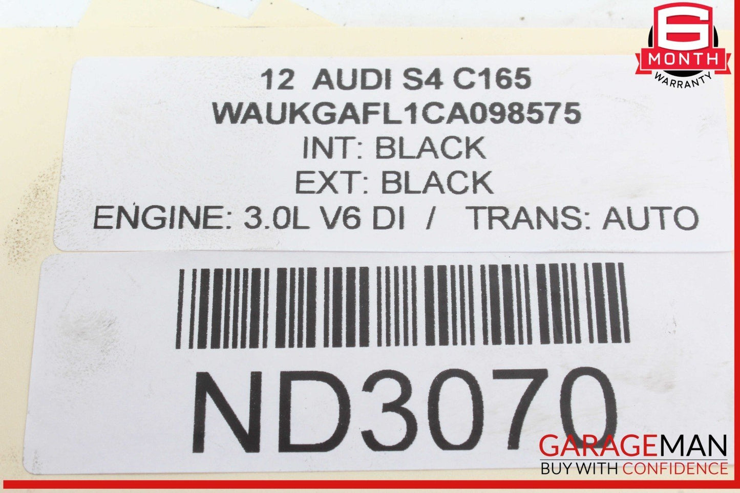 10-16 Audi S4 Engine Coolant Flange Housing 06E121161AN OEM