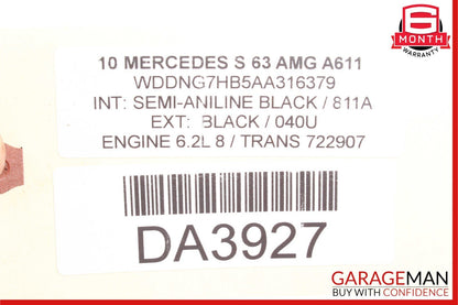 07-11 Mercedes W164 ML63 R63 S63 AMG Exhaust Manifold Left Driver Side OEM