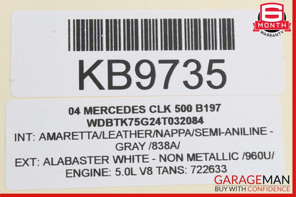 03-09 Mercedes W209 CLK500 CLK55 AMG Front Right & Left Door Speaker Set