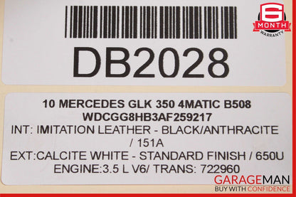 08-17 Mercedes GLK350 E350 E400 Engine Motor Cooling Radiator Condenser Assy