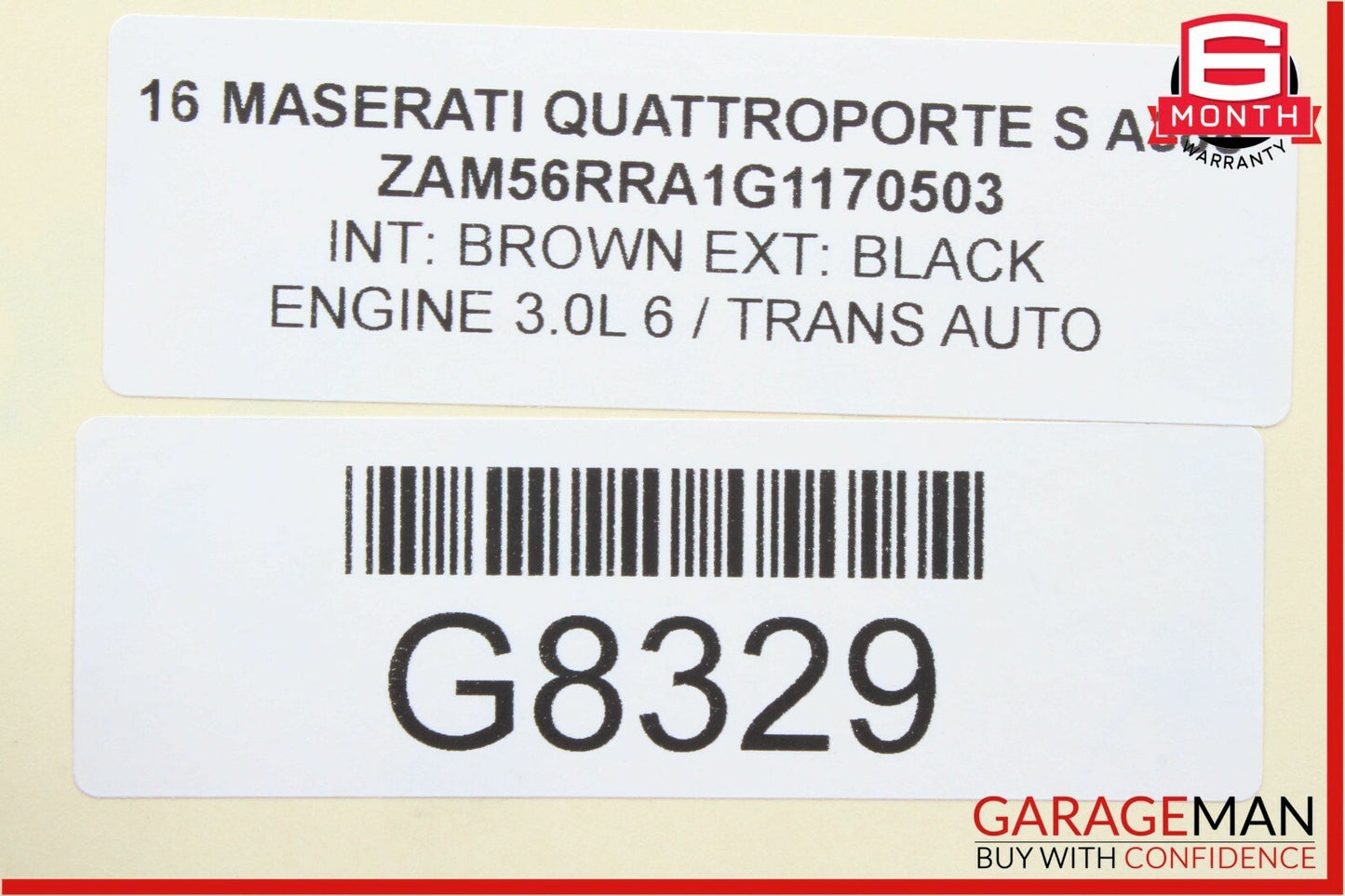 14-18 Maserati Quattroporte Front Left Driver Side Interior Door Panel Red