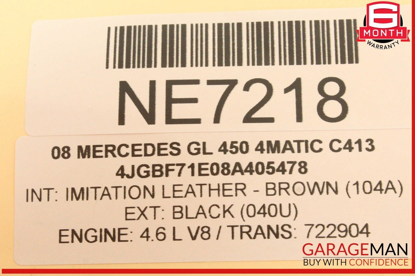 06-12 Mercedes X164 GL450 4MATIC DVD Player Video Splitter Module Unit OEM