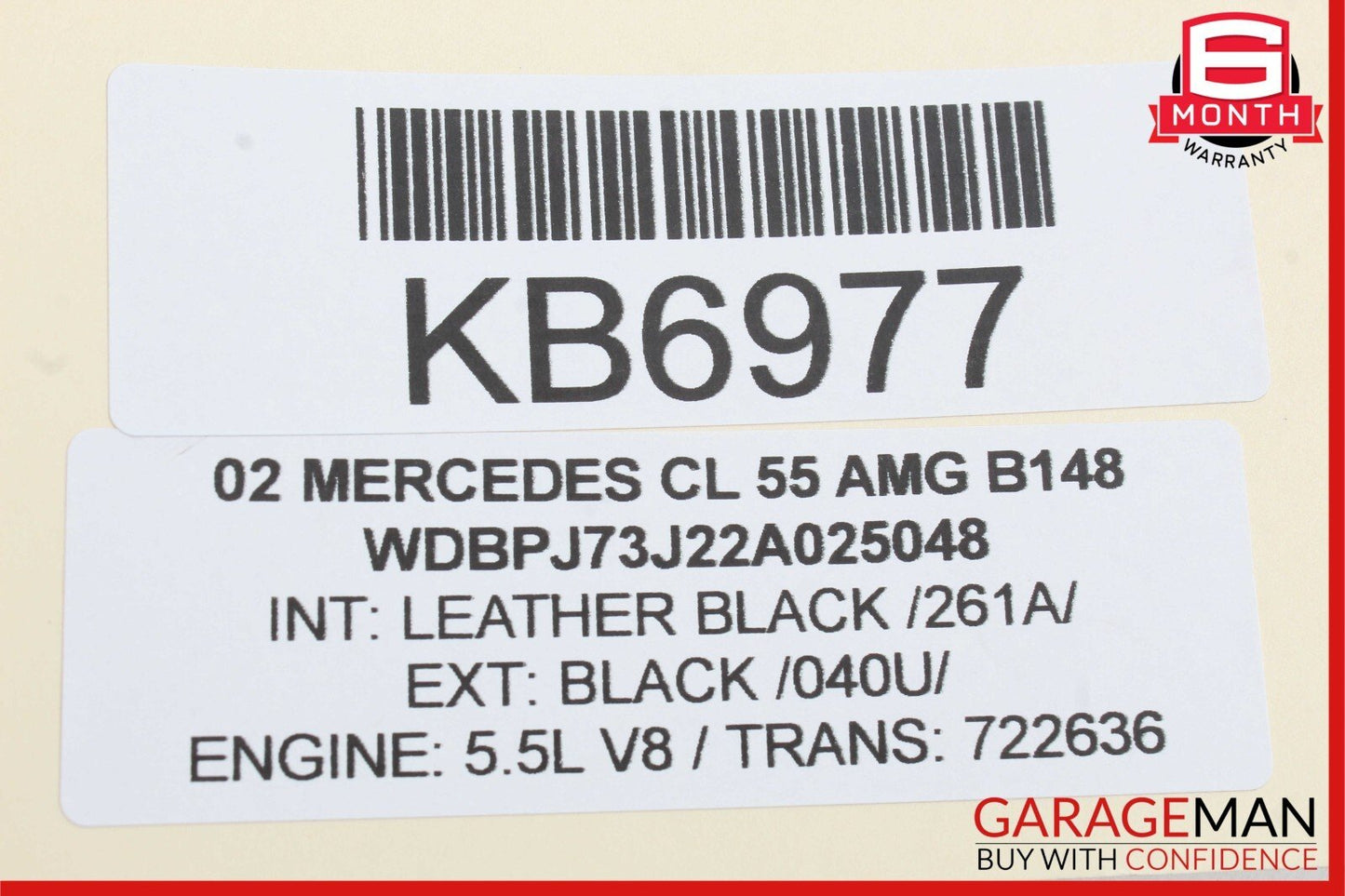 00-06 Mercedes W215 CL55 AMG CL500 Front Side Transverse Lower Control Arm OEM