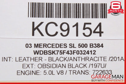 03-08 Mercedes R230 SL500 Door Control Module Right Side 2308203626 OEM