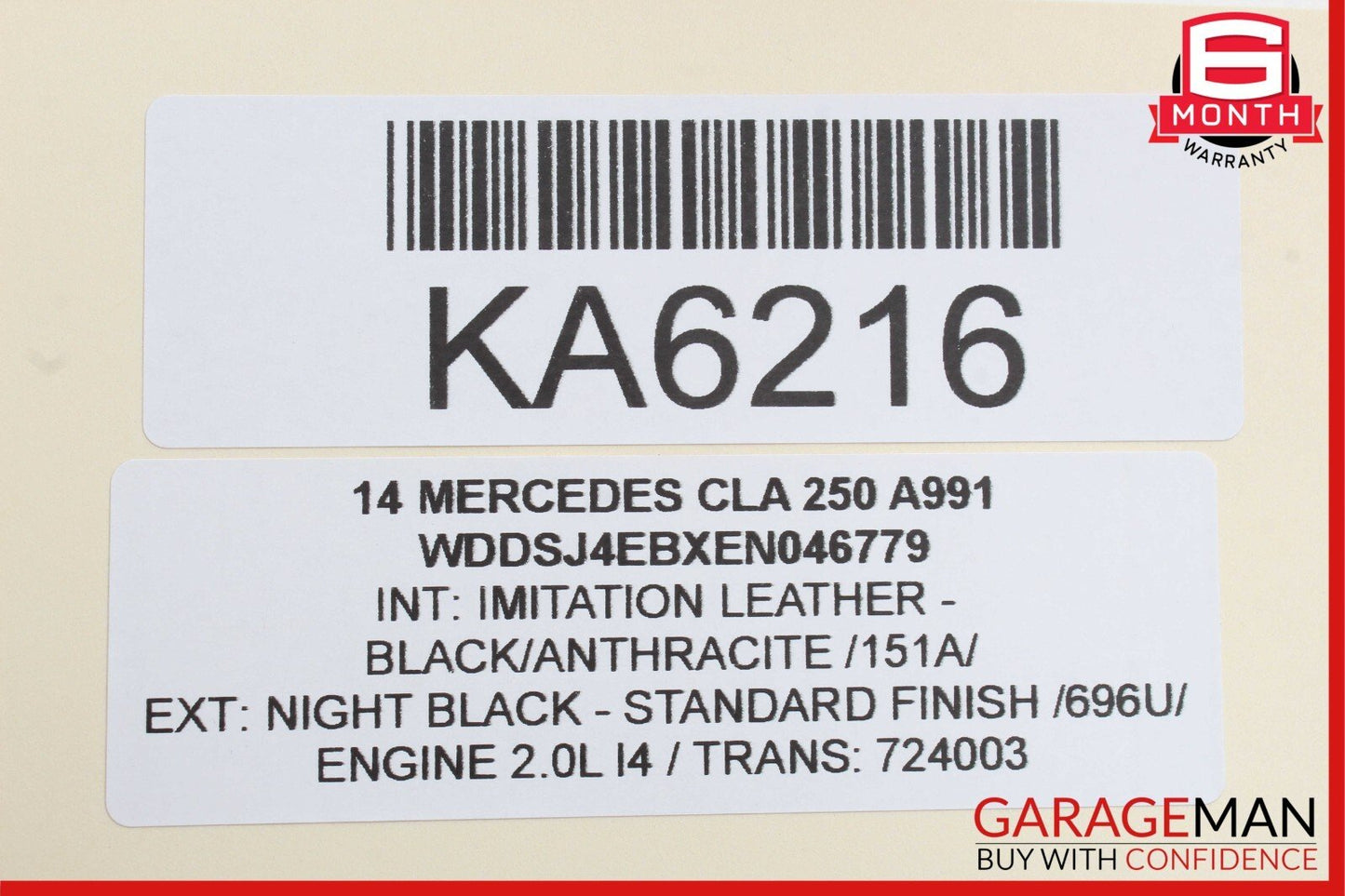 14-18 Mercedes W117 CLA250 Front Left Side Door Control Module 1669005505 OEM