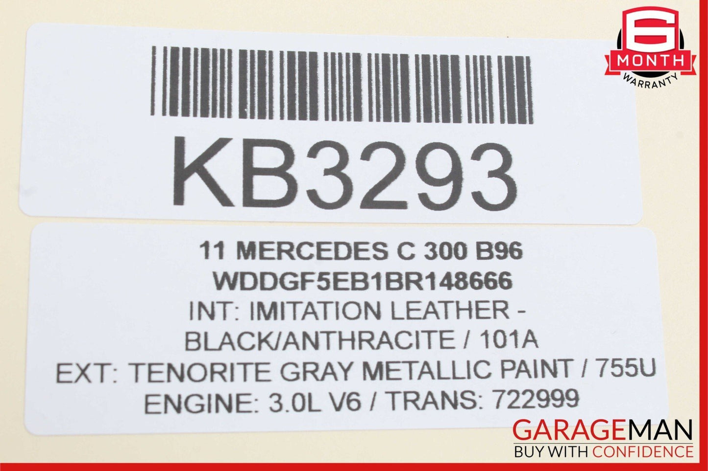 08-12 Mercedes W204 C300 C250 GLK350 Driving Steering Wheel Black 2044603203 OEM
