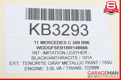 08-12 Mercedes W204 C300 C250 GLK350 Driving Steering Wheel Black 2044603203 OEM