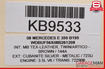 06-11 Mercedes W211 E350 Rear Right Door Control Module 2118703285 OEM