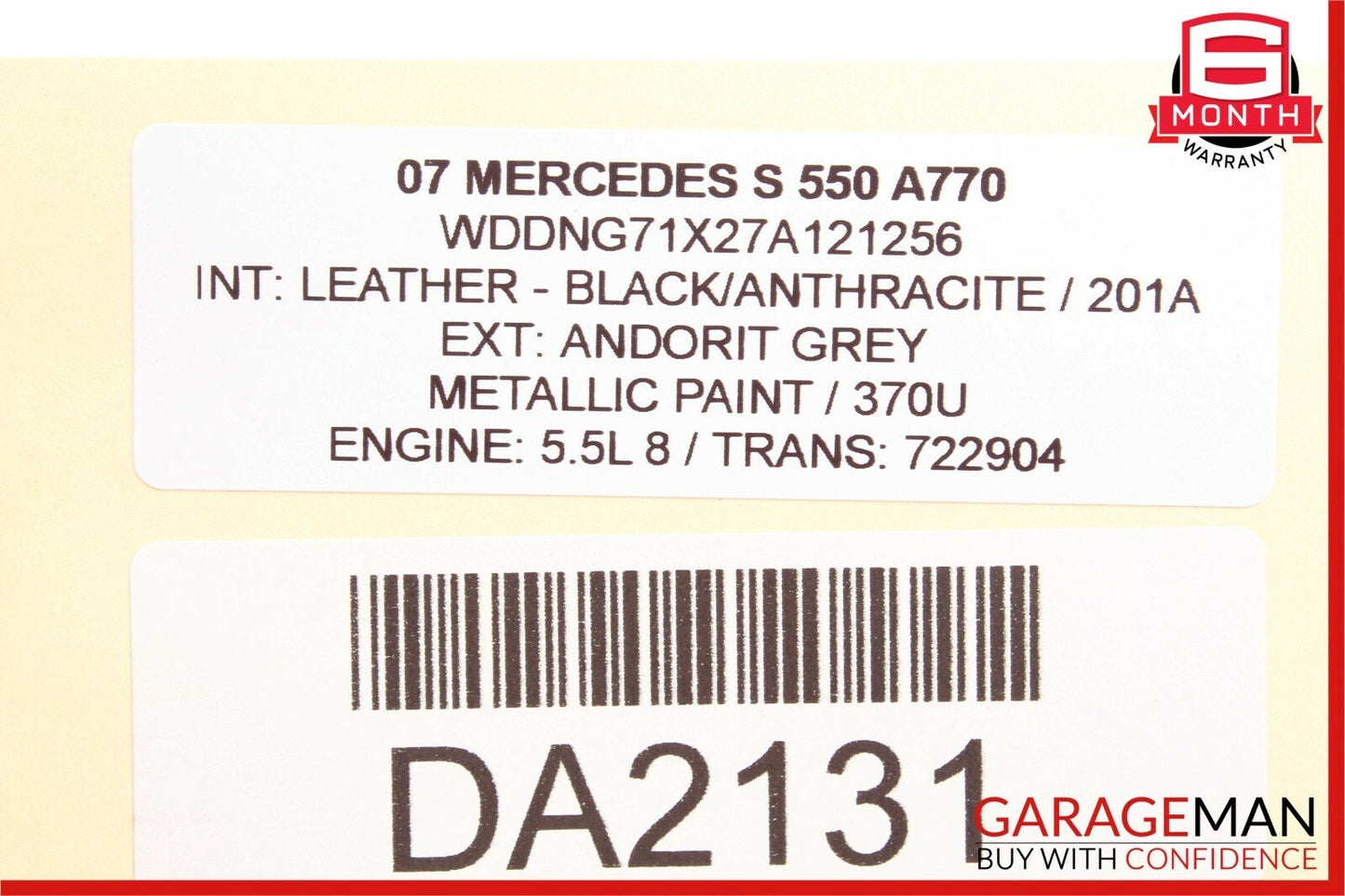 07-14 Mercedes W221 S550 Front Left Driver Seat Control Memory Switch OEM