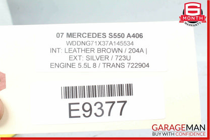 07-09 Mercedes W221 S550 S600 Speedometer Odometer Instrument Cluster Gauge OEM