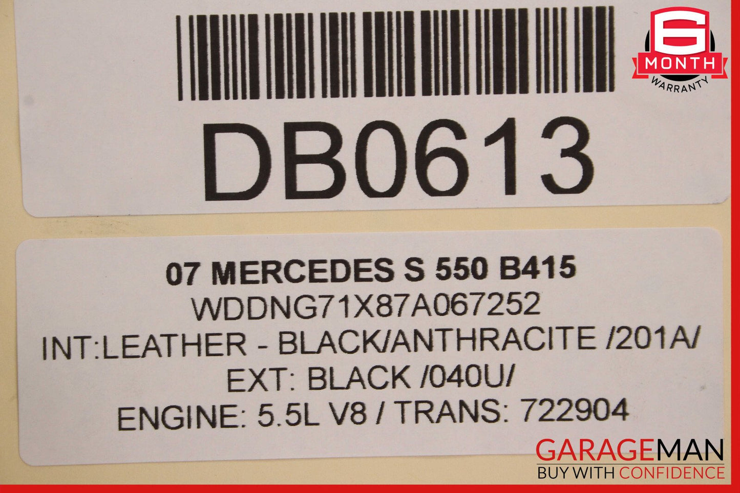 07-13 Mercedes W221 S550 Front Hood Bonnet Cover Panel Assembly Black OEM