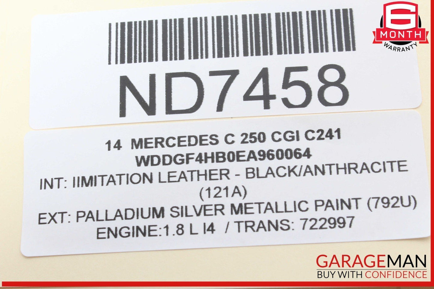 08-20 Mercedes W204 C250 CGI Front Right Side Seat Control Module Unit OEM