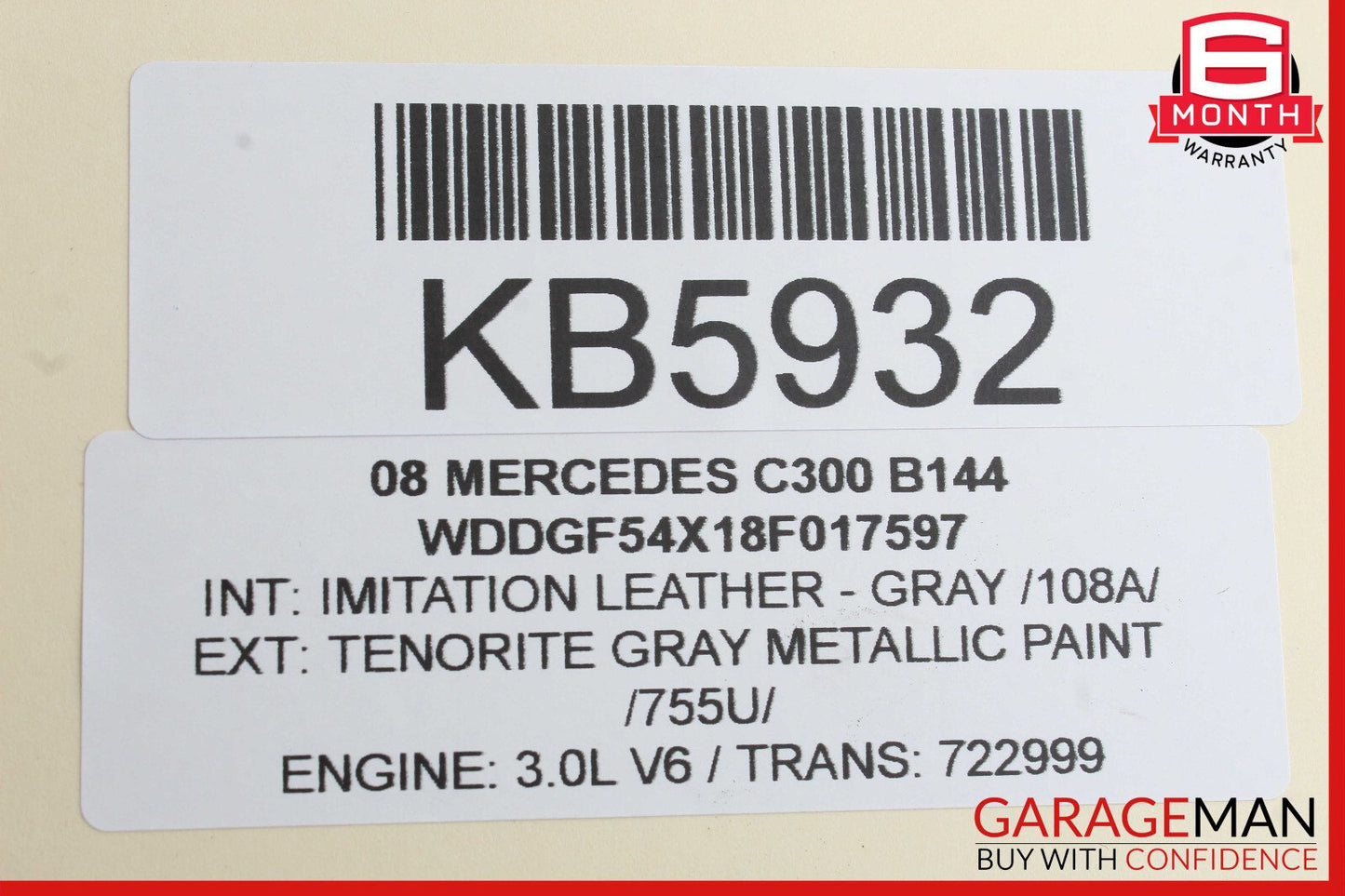08-14 Mercedes W204 C300 C63 Rear Left Door Lock Latch Actuator OEM