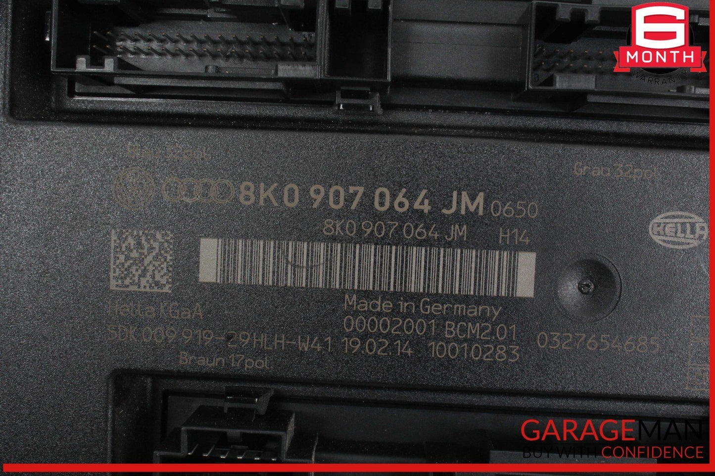13-16 Audi A4 Body Comfort Control Module Unit 8K0907064JM OEM