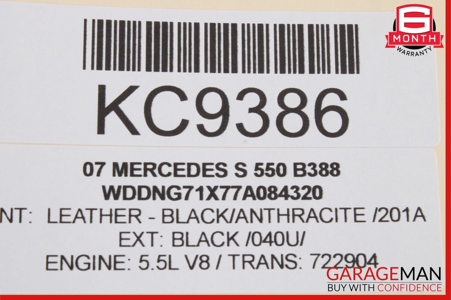 07-13 Mercedes W221 S550 S350 Rear Left Keyless Go Door Lock Latch Actuator OEM
