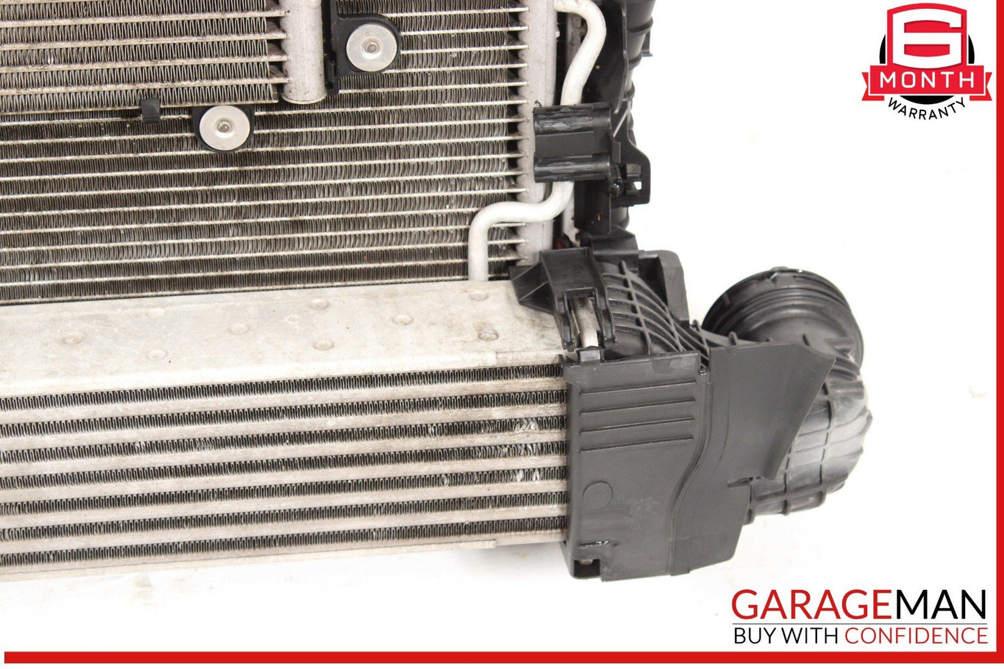 Mercedes W211 E320 Engine Motor Cooling Fan Radiator A/C Condenser Assy OEM